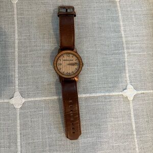 Original Grain Brown Leather Watch